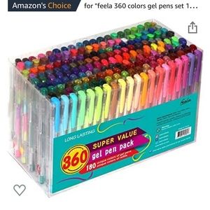 180 Gel Pens with Refills! - Never used